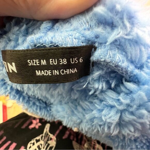 Shein women’s size 6 stardust patchwork pullover hoodie with kangaroo pocket - Picture 6 of 6